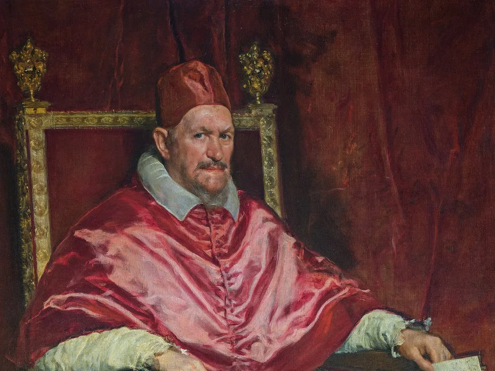 O retrato do papa Inocêncio X pintado por Velázquez, na Galleria Doria Pamphilj.